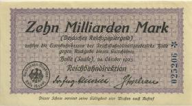 PS1244 Reichsbahn Halle 100 Millionen Mark 1923 (1-) 