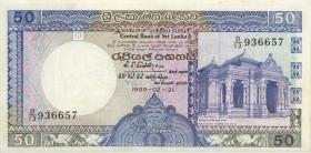Sri Lanka P.098b 50 Rupien 1989 (3+) 