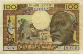 Äquat.-Afrikan.-Staaten P.03b 100 Francs (1963) B (3) 