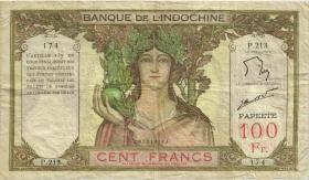 Tahiti P.14d 100 Francs (1939-65) Bank Indochina (4) 
