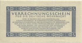 R.512F: Wehrmachts-Verrechnungsschein 5 Reichsmark 1944 Fehldruck (1) 
