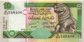 Sri Lanka P.108e 10 Rupien 2005 (1) 