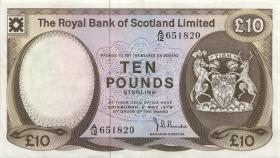 Schottland / Scotland P.338 10 Pounds 1978 (3) 