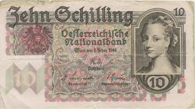 Österreich / Austria P.122 10 Schilling 1946 (3/3-) 