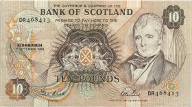 Schottland / Scotland P.113d 10 Pounds 1989 (3) 