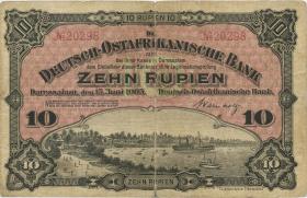 R.901: Deutsch-Ostafrika 10 Rupien 1905 No.20298 (4) 
