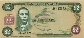 Jamaika / Jamaica P.065a 2 Dollars (1982-86) (1) 
