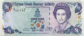 Cayman-Inseln P.30 1 Dollar 2003 (1) "500 Jahre Entdeckung" 
