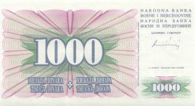 Bosnien & Herzegowina / Bosnia P.046a 1000 Dinara 1994 (1) 