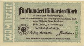 PS1249 Reichsbahn Halle 500 Milliarden Mark 1923 (1-) 
