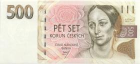 Tschechien / Czech Republic P.07 500 Kronen 1993 (2/1) 