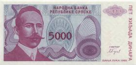Bosnien & Herzegowina / Bosnia P.152s 5.000 Dinara 1993 Specimen (1) 