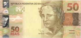 Brasilien / Brazil P.256b 50 Reais 2010 (1) 