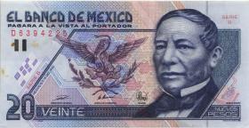 Mexiko / Mexico P.100 20 Nuevos Pesos 1992 (3) 