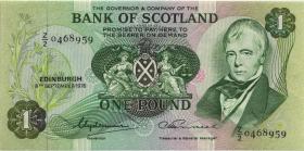 Schottland / Scotland P.111c 1 Pound 8.9.1976 (1) 