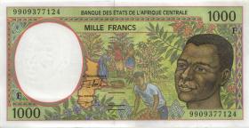 Zentral-Afrikanische-Staaten / Central African States P.302Ff 1000 Francs 1999 (1/1-) 