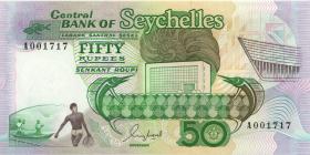 Seychellen / Seychelles P.34 50 Rupien (1989) A 001717 (1) 