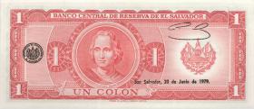 El Salvador P.125b 1 Colon 1979 (20.6.1979) (1) 