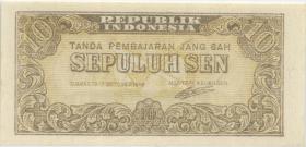 Indonesien / Indonesia P.015a 10 Sen 1945 (1) 