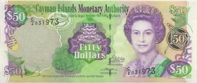 Cayman-Inseln P.32b 50 Dollar 2003 (2007) (1) C/2 