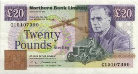 Nordirland / Northern Ireland P.195b 20 Pounds 1993 (3+) 