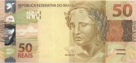 Brasilien / Brazil P.256a 50 Reais 2010 (1) 
