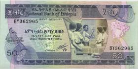 Äthiopien / Ethiopia P.44c 50 Birr (1991) (2) 