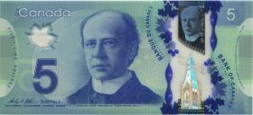 Canada P.106d 5 Dollars 2013 (2020) Polymer (1) 