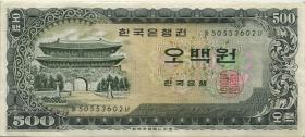 Südkorea / South Korea P.39 500 Won (1966) (2) 