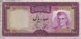 Iran P.091c 100 Rials (1971-73) (3) 