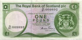 Schottland / Scotland P.341Aa 1 Pound 1.5.1986 (3) 