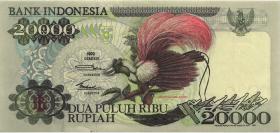 Indonesien / Indonesia P.132 20.000 Rupien 1992 (2) 