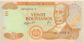 Bolivien / Bolivia P.234 20 Bolivianos (2007) Serie H (1) 