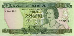 Solomon Inseln / Solomon Islands P.05a 2 Dollars (1977) (2) 