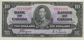 Canada P.061c 10 Dollars 1937 (3) 