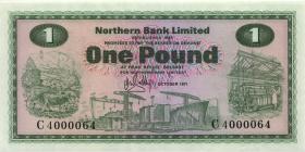 Nordirland / Northern Ireland P.187b 1 Pound C4 000064 (1) 