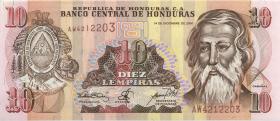 Honduras P.082d 10 Lempiras 2000 (1) 