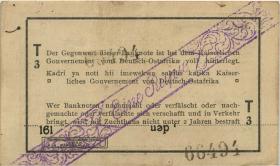 R.929u: Deutsch-Ostafrika 1 Rupie 1916 T3 (2) Datumszeile 