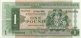 Schottland / Scotland P.195 1 Pound 1962 (2) 