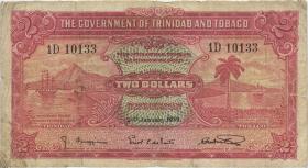 Trinidad & Tobago P.06b 2  Dollar 2.1.1939 (4) 