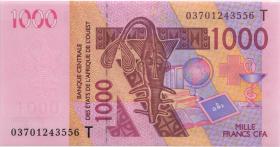 West-Afr.Staaten/West African States P.815Ta 1.000 Francs 2003 (1) 