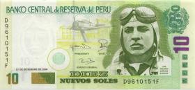 Peru P.179b 10 Neue Soles 2006 (1) 