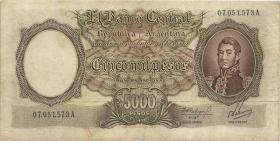 Argentinien / Argentina P.280 5.000 Pesos U.2 (1961-69) (3) 