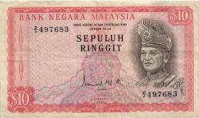 Malaysia P.03 10 Ringgit (1967-72) (2/1) 