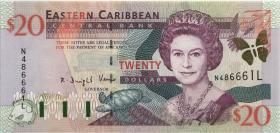Ost Karibik / East Caribbean P.39I 20 Dollars (2003) (1-) 