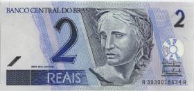 Brasilien / Brazil P.249b 2 Reais (ab 2001) (1) 