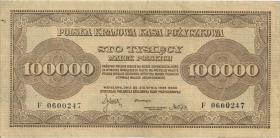 Polen / Poland P.034 100.000 Marek 1923 (3+) 