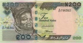 Nigeria P.29d 200 Naira 2005 (1) 