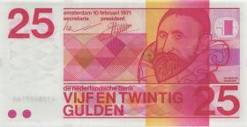 Niederlande / Netherlands P.092a 25 Gulden 1971 (2+) 