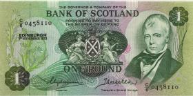 Schottland / Scotland P.111b 1 Pound 1.11.1972 (1/1-) 